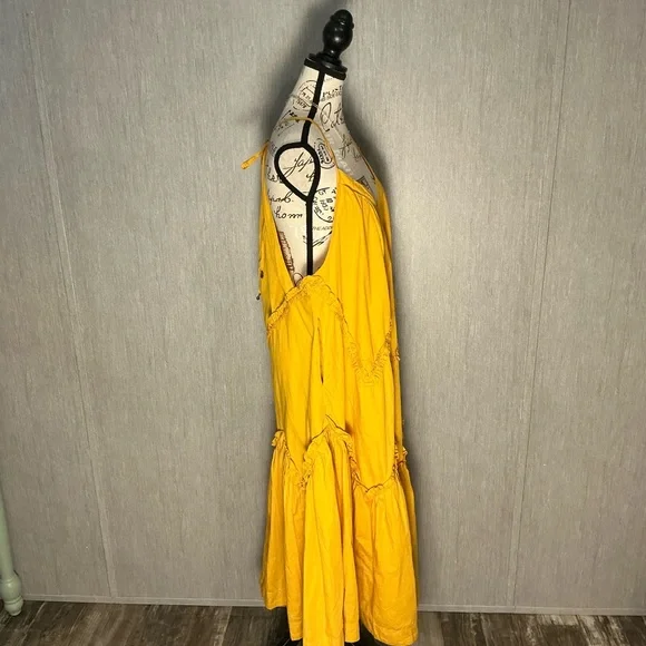 Free People Golden Maxi Dress Size SP - Picture 4 of 12